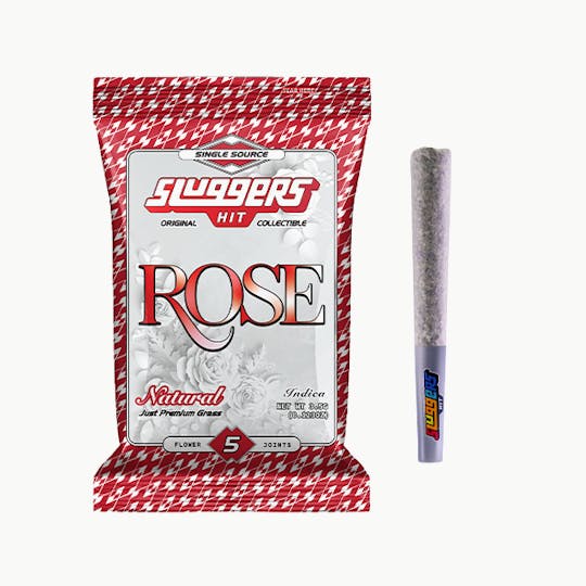 Sluggers Hit - Sluggers - Preroll - 0.7g 5pk - Naturals - Rose - 1
