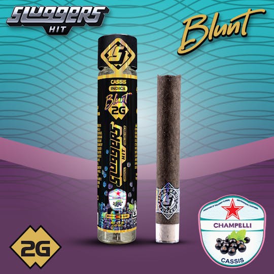 Sluggers Hit - Sluggers x Champelli - Infused Blunt - 2g - Cassis - 1