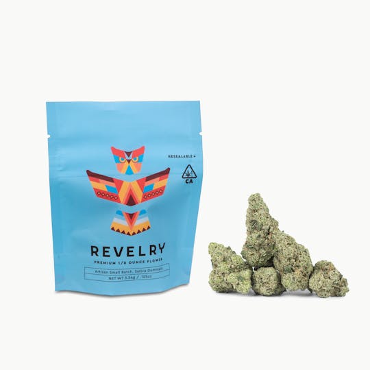 Revelry Herb Co - Strawberry Smash - Sativa - Eighth (3.5g) - 1