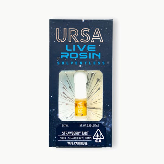 URSA Extracts - Strawberry Tart 0.5G Live Rosin Cartridge - 1
