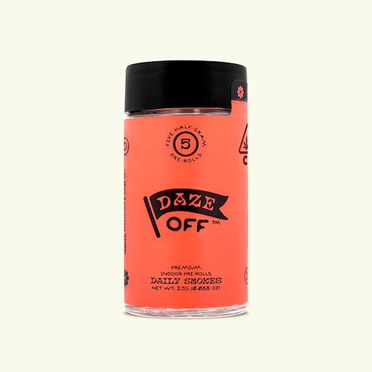 Daze Off CA - Cherry Pie - Daily Smokes - Pre-Roll 5 Pack (2.5g) - 1