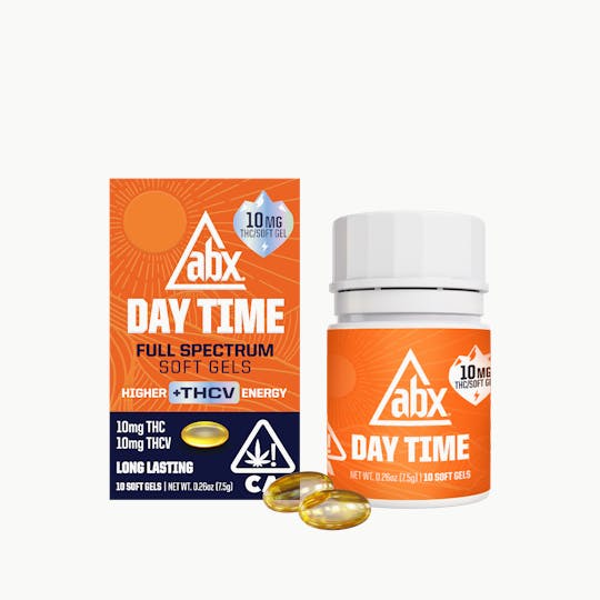 ABX / absoluteXtracts - ABX Day Time - 10mg THC + 10mg THCV Soft Gels - 10ct - 1
