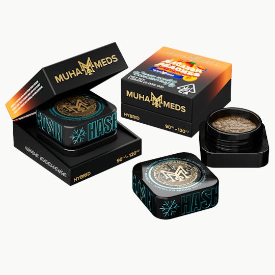Muha Meds - Macaron Peaches Hash Rosin Concentrate - 1