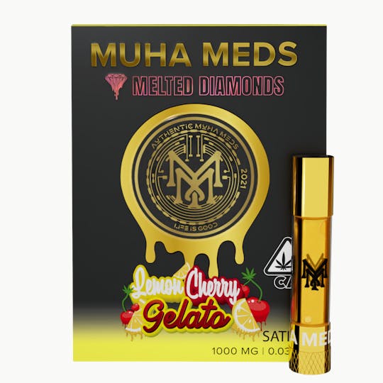 Muha Meds - Lemon Cherry Gelato Melted Diamond Cart - 1