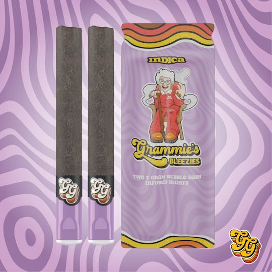 Grammie's Grams - Meat Breath - 2-Pack Bubble Hash Infused 2g Blunts (4g) - 1