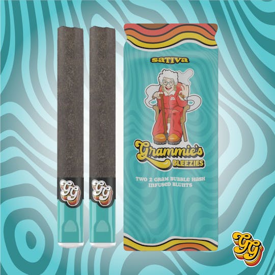 Grammie's Grams - Where's My Bike? - 2-Pack Bubble Hash Infused 2g Blunts (4g) - 1