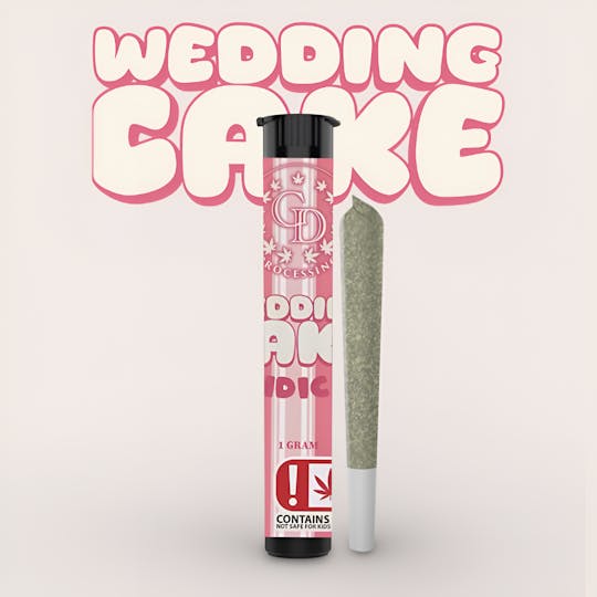 GD CANNABIS PROCESSING - 1G PRE-ROLL WEDDING CAKE - 1