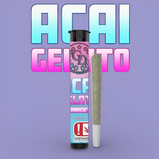GD CANNABIS PROCESSING - 1G PRE-ROLL ACAI GELATO - 1