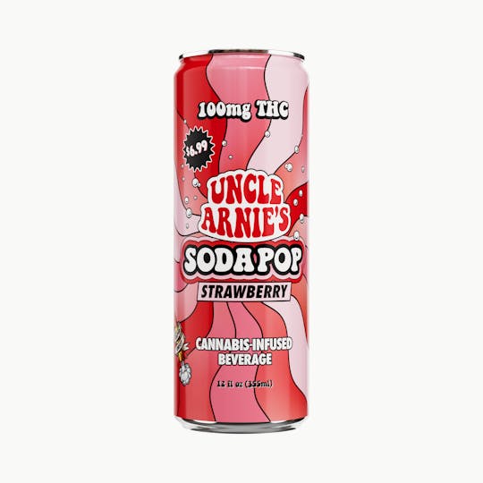 Uncle Arnies - Strawberry Soda Pop 100mg - 1