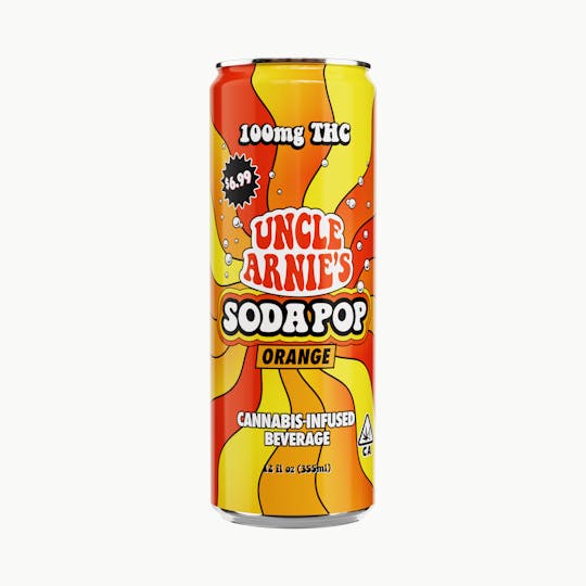 Uncle Arnies - Orange Soda Pop 100mg - 1