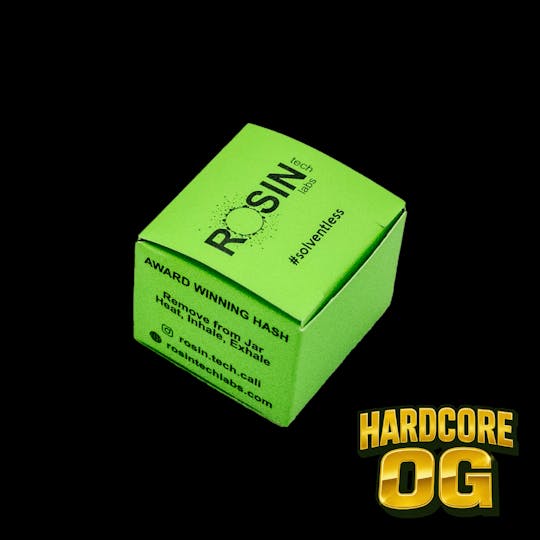 Rosin Tech Labs - Green Label - Hardcore OG - Cold Cure - 1