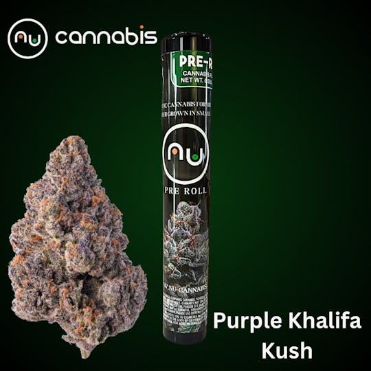 Nu Cannabis Brand - NuCannabis - Purple Khalifa Kush 1.2g - PRE ROLL - 1