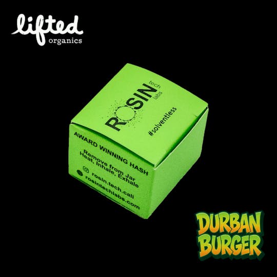 Rosin Tech Labs - Green Label - Durban Burger - Cold Cure - 1