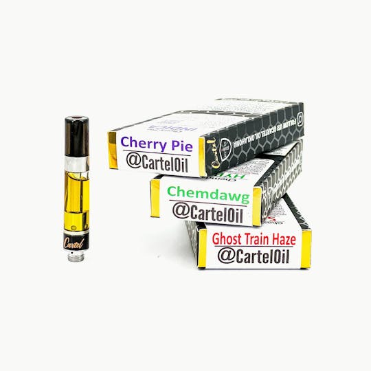 Cartel Oil Co - 510 Cartridge | Distillate | Live Terps | Sativa | Watermelon OG | 1g - 1