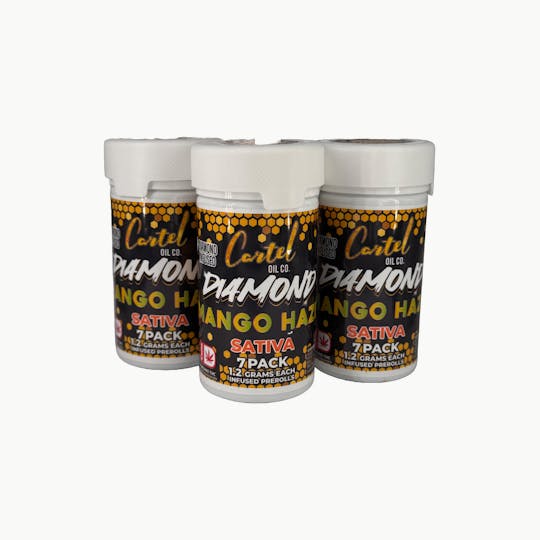 Cartel Oil Co - Diamond Infused Pre-Roll Bundle | Indica | Jelly Roll | 8.4g - 1