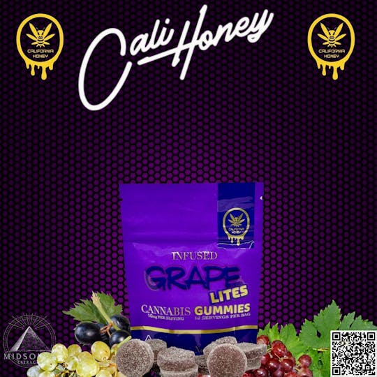 MidSouth Extracts - Gummies - Cali Honey - 500mg - Grape - 1