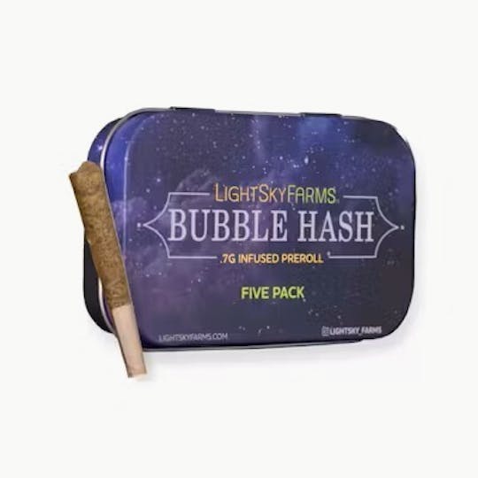 LightSky Farms - MAC x Animal Tree Bubble Hash Infused Preroll 0.7g 5pack - 1