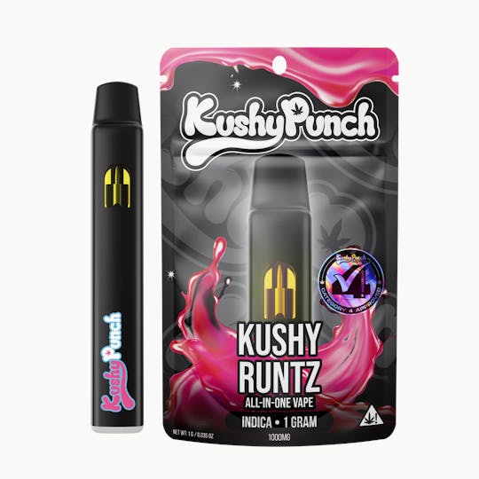 Kushy Punch - 1G Kushy Punch Vape - Kushy Runtz - 1