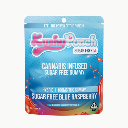 Kushy Punch - Kushy Punch - Sugar Free Blue Raspberry (Hybrid) - 1