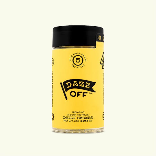 Daze Off CA - Sour Diesel - Daily Smokes - Pre-Roll 5 Pack (2.5g) - 1
