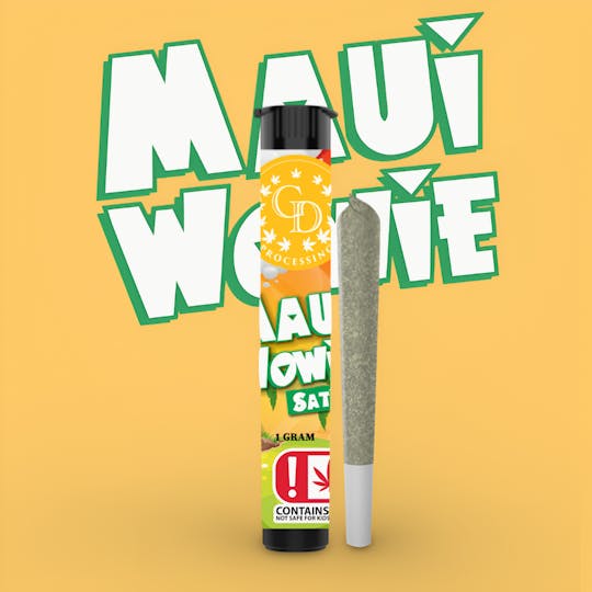 GD CANNABIS PROCESSING - 1G PRE-ROLL MAUI WOWIE - 1
