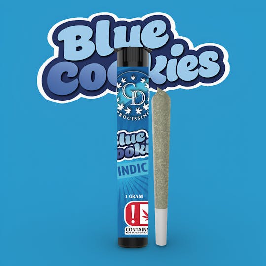 GD CANNABIS PROCESSING - 1G PRE-ROLL BLUE COOKIES - 1