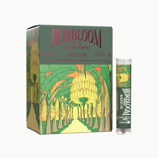 Heirbloom Legacy Flower - Banana OG Pre Roll - 1
