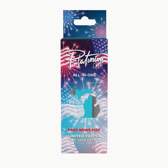 Platinum Vape - Platinum Limited Edition - Fake News Fizz - 1G Disposable - 1