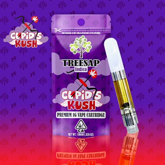 Treesap - CA - Treesap - 1G Distillate Cartridge Cupids Kush - Indica - 1