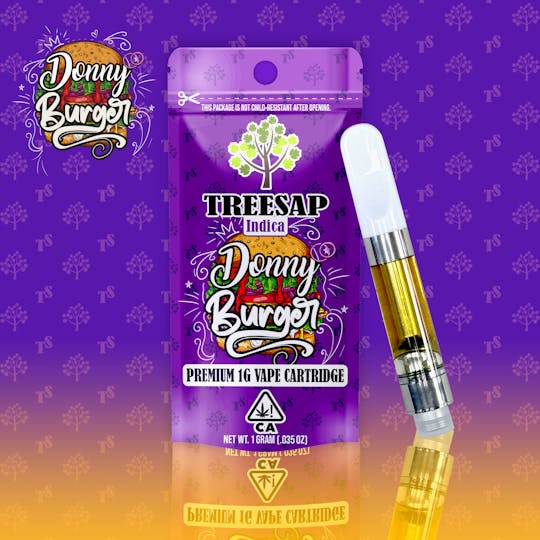 Treesap - CA - Treesap - 1G Distillate Cartridge Donny Burger - Indica - 1