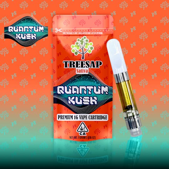Treesap - CA - Treesap - 1G Distillate Cartridge Quantum Kush - Sativa - 1