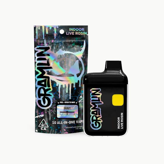 Gramlin - Gravy Indoor Live Rosin AIO 1g Vape - 1