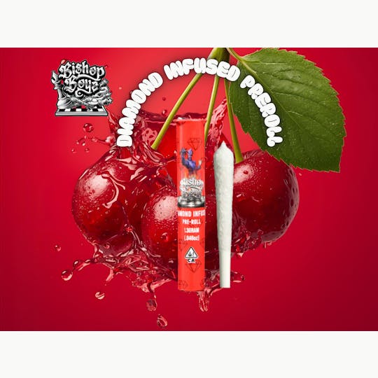Bishop Boyz - Bishop Boyz Cherry Poppers Double Diamond Infused 1.3g Preroll - 1
