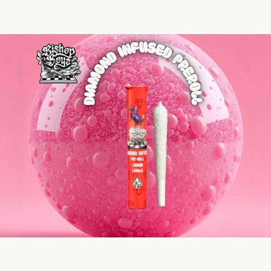 Bishop Boyz - Bishop Boyz Hubba Bubba Double Diamond Infused 1.3g Preroll - 1