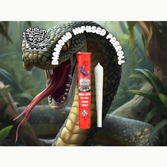 Bishop Boyz - Bishop Boyz Viper Runts Double Diamond Infused 1.3g Preroll - 1