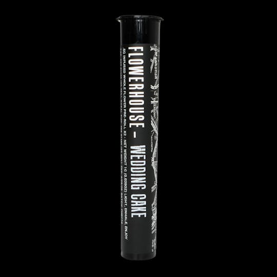 FlowerHouse New York - Wedding Cake 0.5g Infused Preroll 2pk - 1