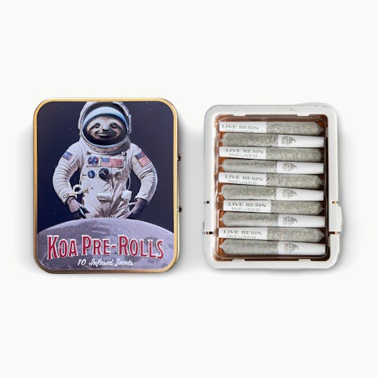 dompen™ & Koa - Koa Infused Pre-Rolls 10pk (0.35g x 10) - Glitter Bomb X Papaya Punch - 1