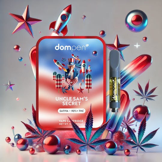 dompen™ & Koa - dompen™ Uncle Sam’s Secret (Rocket Pop) - 1G Cartridge - Sativa - 1