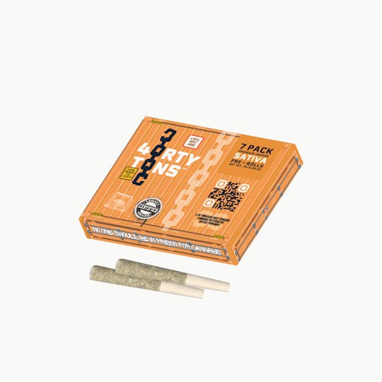40 Tons - 40 Tons | 7 Pack Prerolls | Sativa | 7g - 1