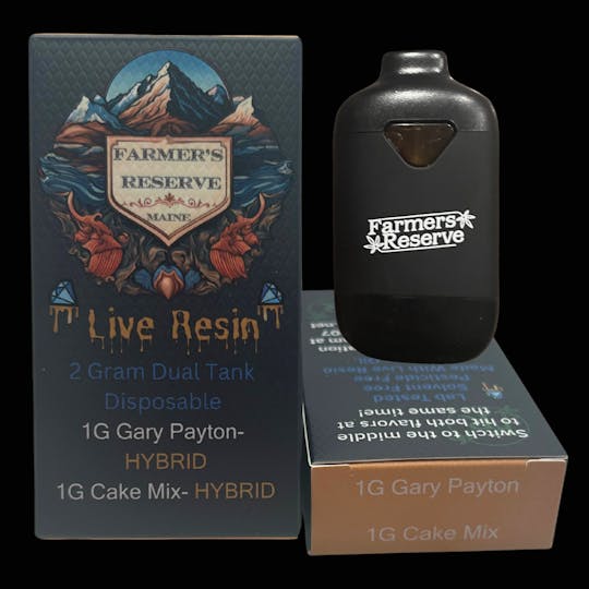 Farmers Reserve - 2 Gram Flavor Switch Pod-1G-Gary Payton + 1G- Cake Mix - 1