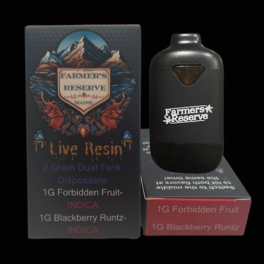 Farmers Reserve - 2 Gram Flavor Switch Pod-1G-Forbidden Fruit + 1G-Blackberry Runtz - 1