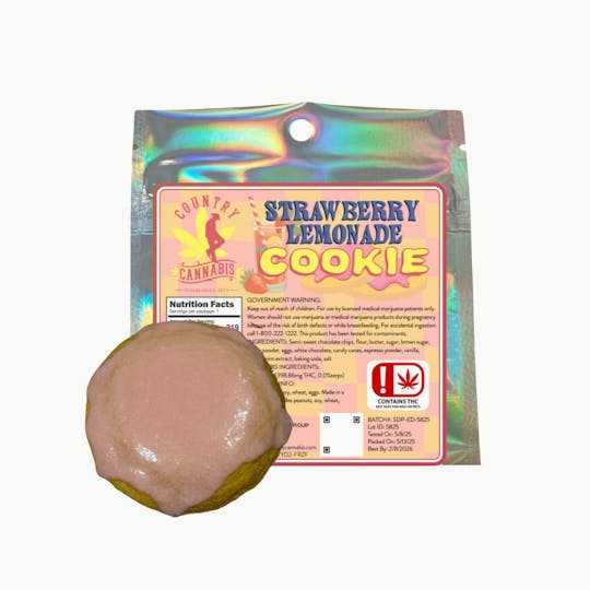 Country Cannabis - Strawberry Lemonade Cookie | 300 MG - 1