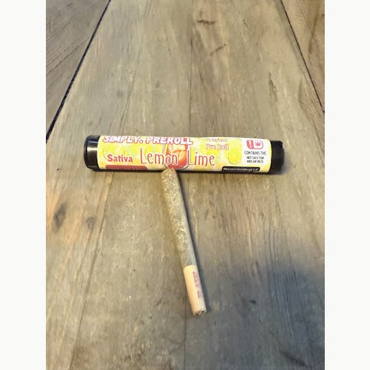 Simply Edibles - Lemon Lime Sangria 1 gram Pre Roll - 1