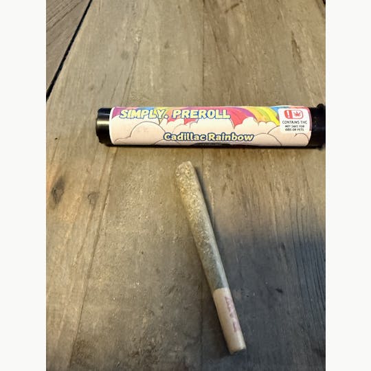 Simply Edibles - Cadillac Rainbow 1 gram Pre Roll - 1