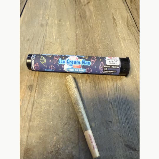 Simply Edibles - Ice Cream Man 1 gram Pre Roll - 1