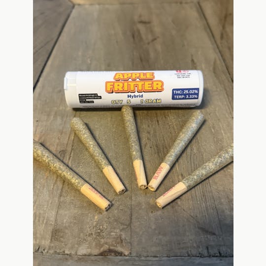 Simply Edibles - Apple Fritter 5pk -1 Gram Pre Rolls - 1