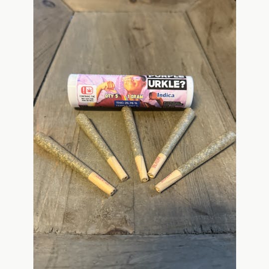 Simply Edibles - Purple Urkel 5pk - 1 gram Pre Rolls - 1