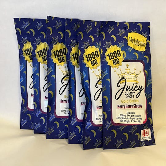 Pharmicated - Juicy - Berry Berry Sleepy with Melatonin 1000mg/THC 10mg Melatonin - 1