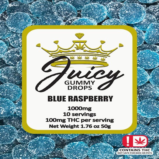 Pharmicated - Juicy - Blue Raspberry 1000mg - 1