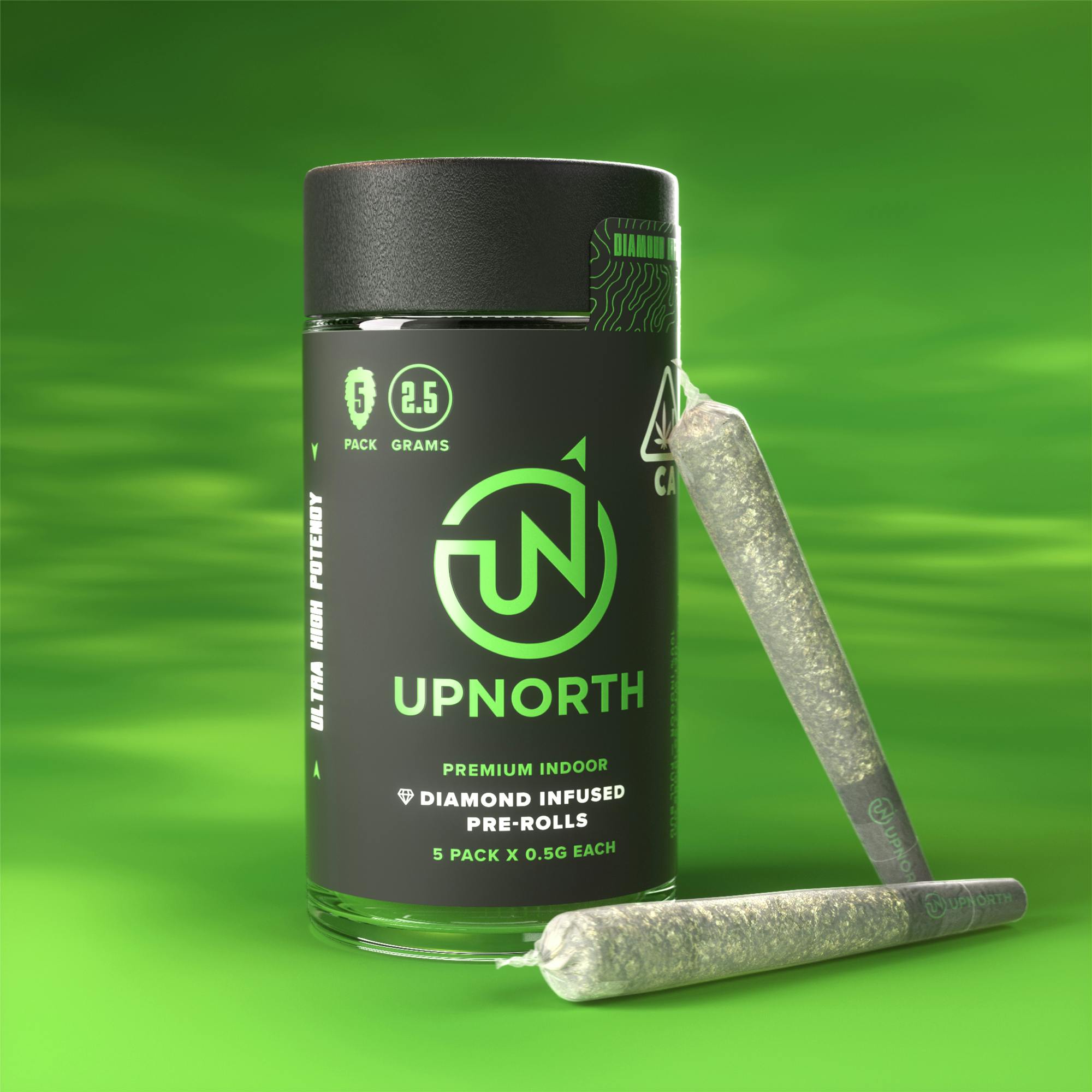 UpNorth - Durban Poison - Infused Pre-Roll 5pk (2.5g) - 1
